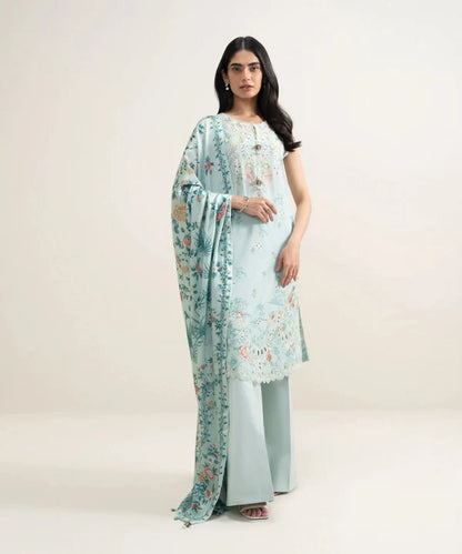 Sapphire Summer '26 - 3 Piece - Embroidered Lawn Suit - U3pesgs26v57