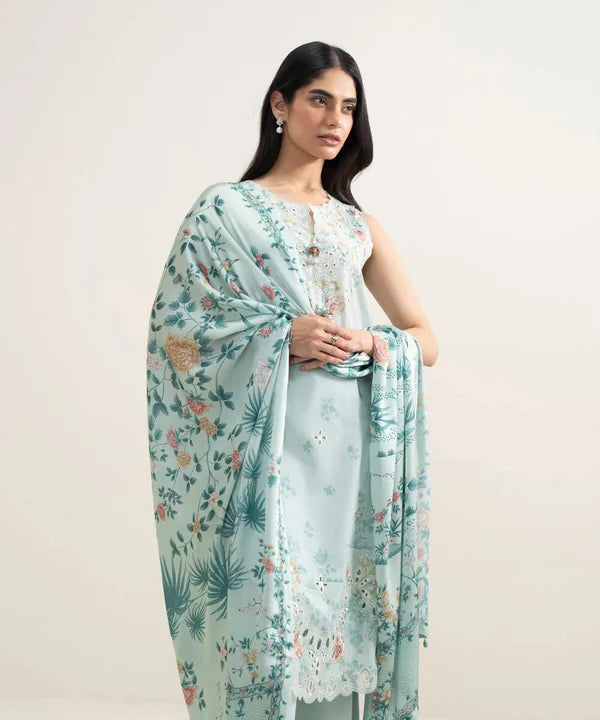 Sapphire Summer '26 - 3 Piece - Embroidered Lawn Suit - U3pesgs26v57