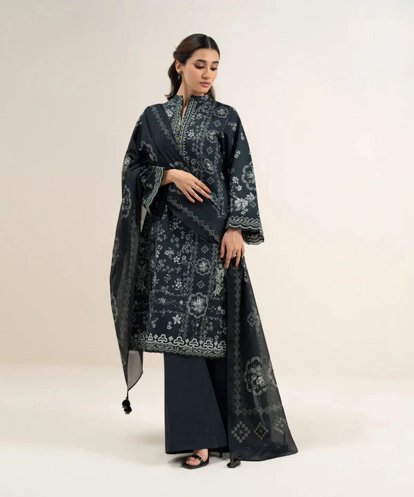 Sapphire Summer '26 - 3 Piece - Embroidered Lawn Suit - 3pedys26v549
