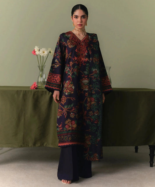 Sapphire Summer '26 - 3 Piece - Embroidered Lawn Suit - Pedys26v3119