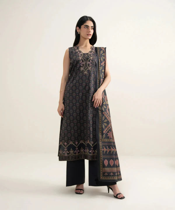 Sapphire Summer '26 - 3 Piece - Embroidered Lawn Suit - Pedys26v5105