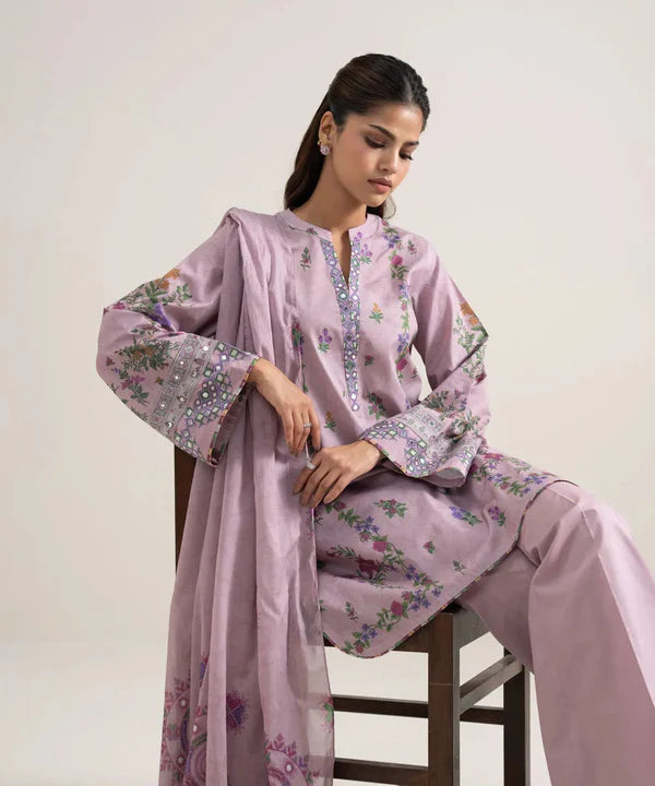 Sapphire Summer '26 - 3 Piece - Embroidered Lawn Suit - U2ddys26v522