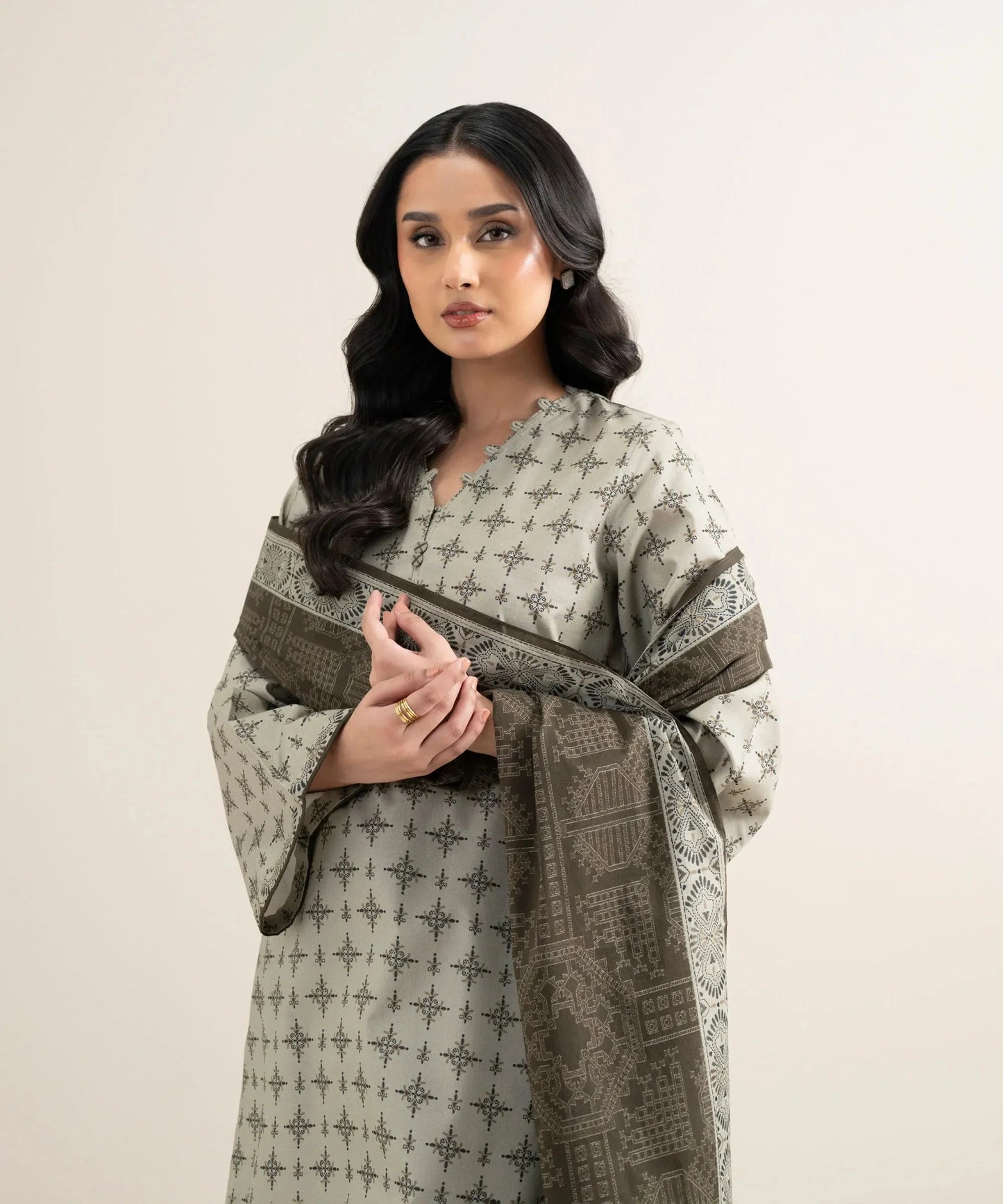 Sapphire Summer '26 - 3 Piece - Embroidered Lawn Suit - U2ddys26v521
