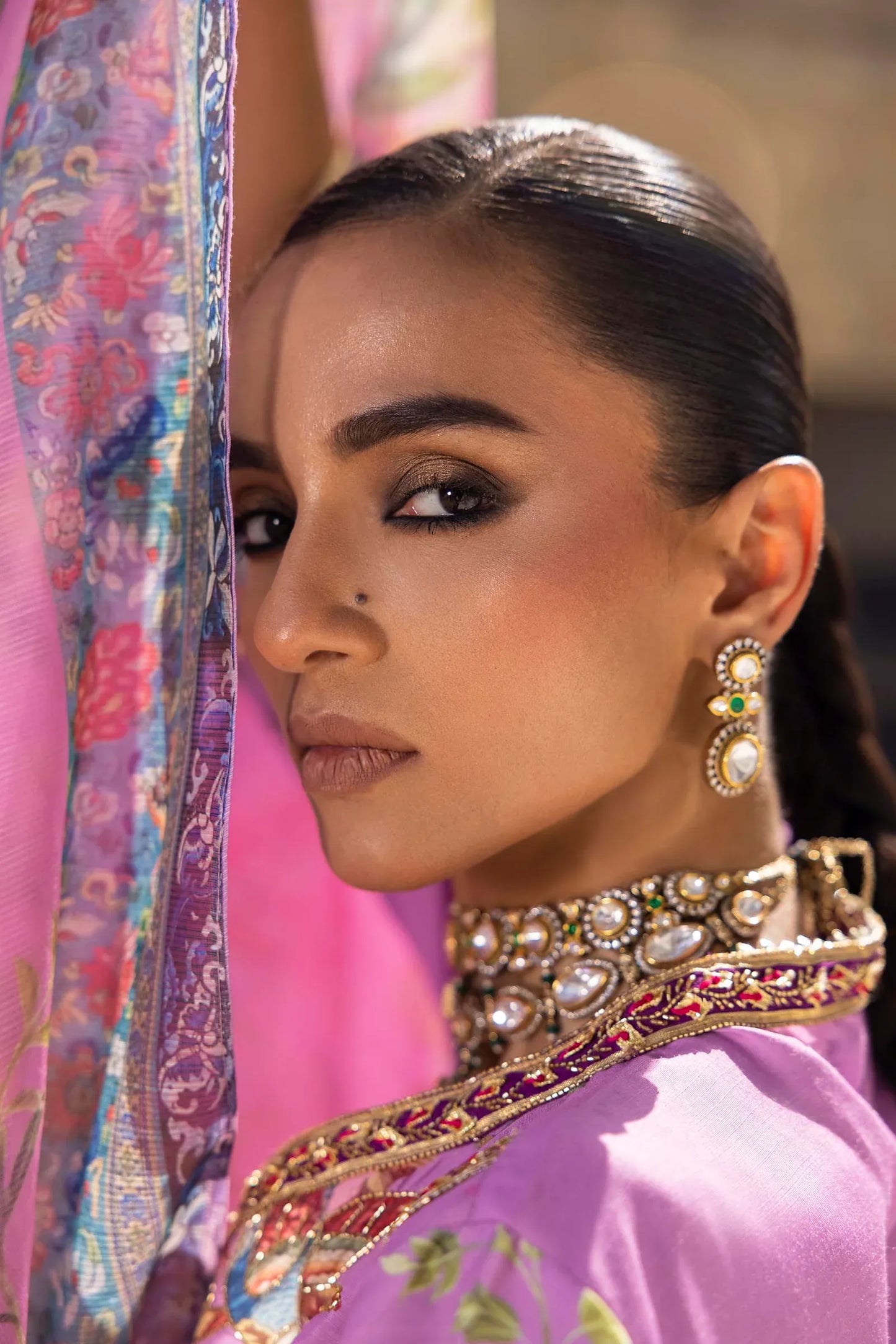 Sana Safinaz Eid Edit '26 - Stitched Embroidered Raw Silk Suit | Ss26nur004p3