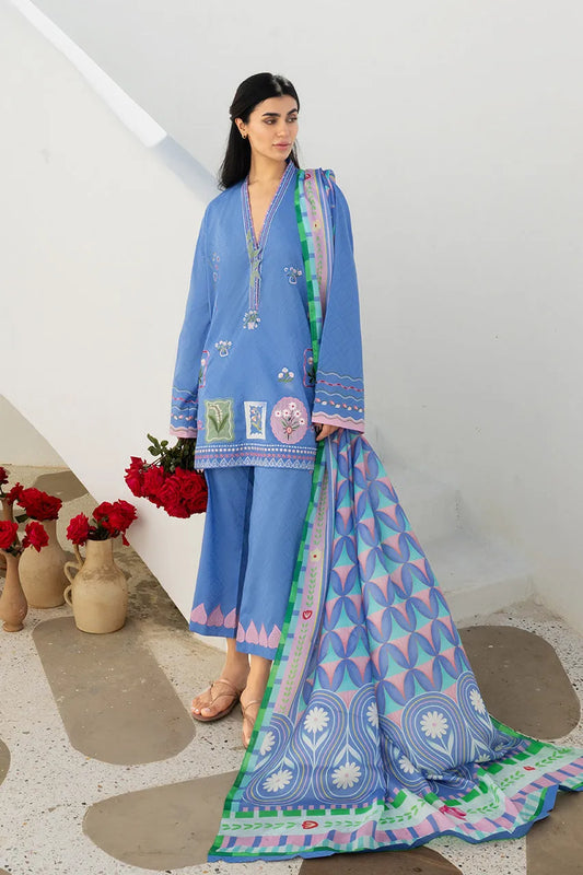 Sania Maskatiya Unstitched Lawn '26 - Kiya (A)