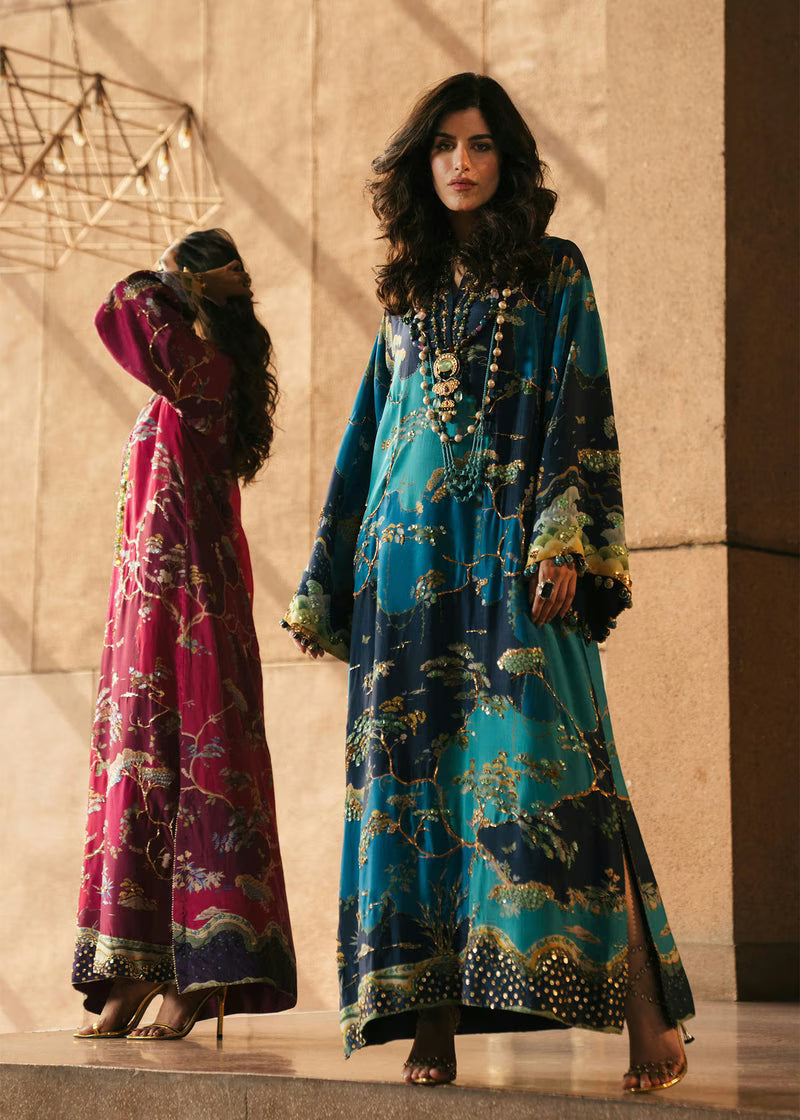 Crimson Eid Prints '26 - Laila - Midnight