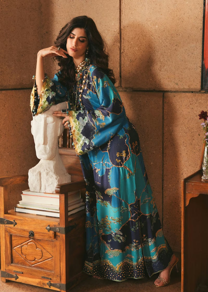 Crimson Eid Prints '26 - Laila - Midnight