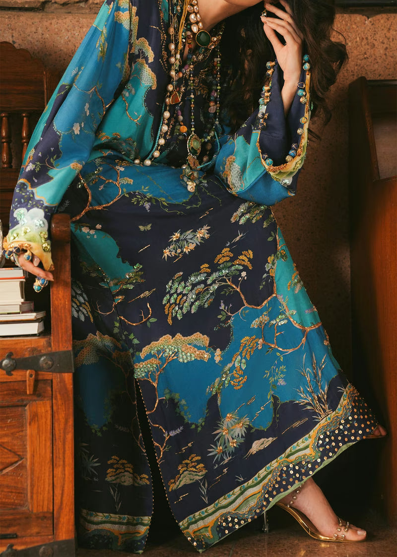 Crimson Eid Prints '26 - Laila - Midnight