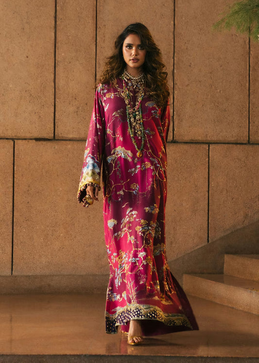 Crimson Eid Prints '26 - Laila - Plum