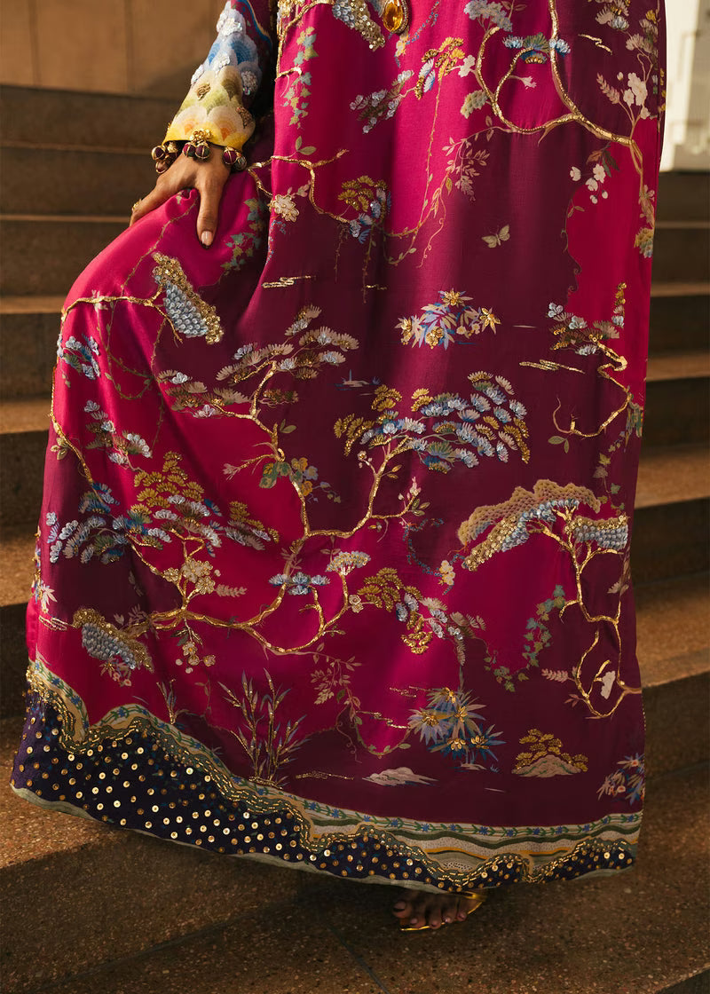 Crimson Eid Prints '26 - Laila - Plum