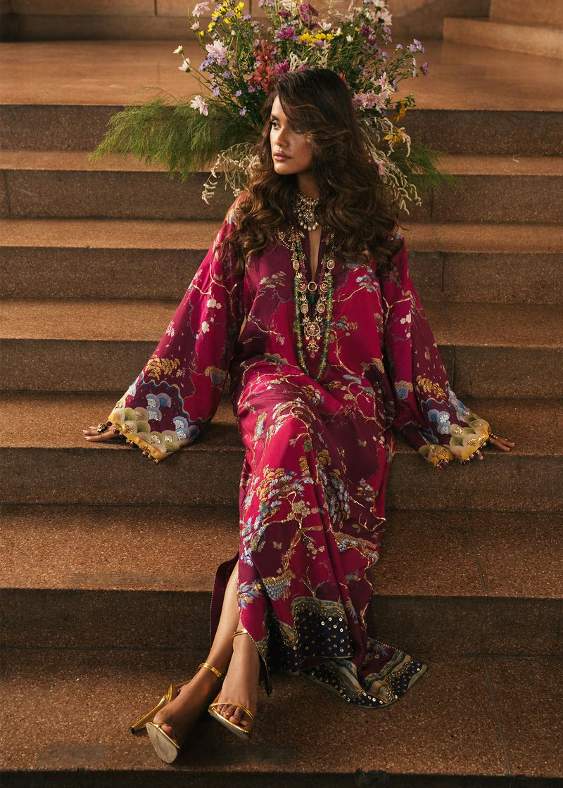 Crimson Eid Prints '26 - Laila - Plum