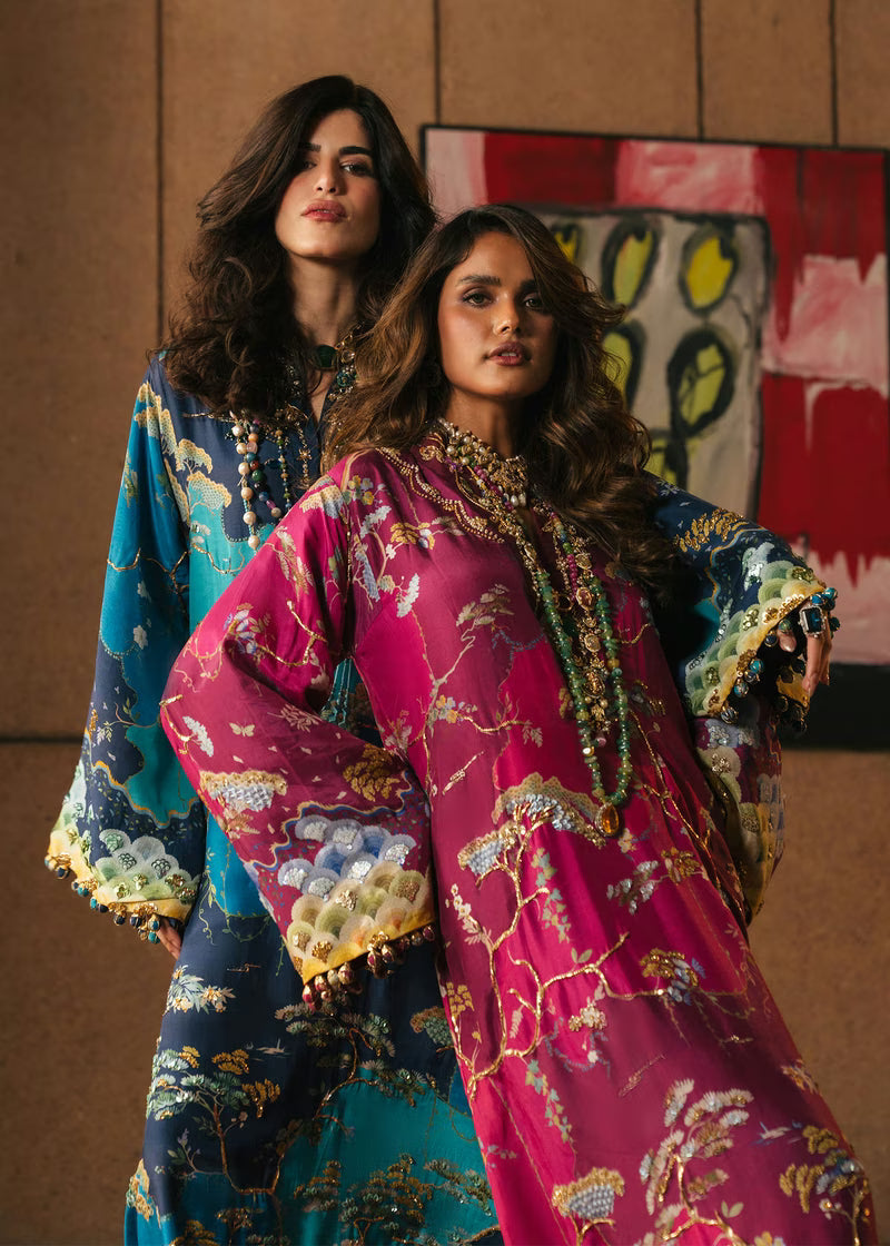 Crimson Eid Prints '26 - Laila - Plum