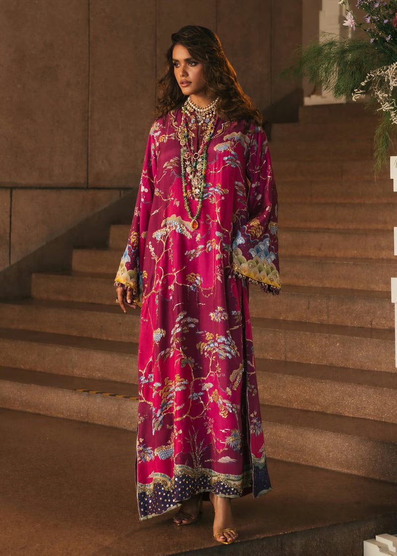 Crimson Eid Prints '26 - Laila - Plum