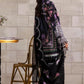 Unstitched 3 Piece Lawn Suit - Black
