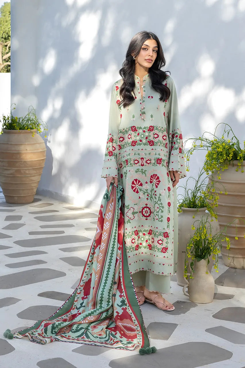 Sania Maskatiya Unstitched Lawn '26 - Mayil (A)