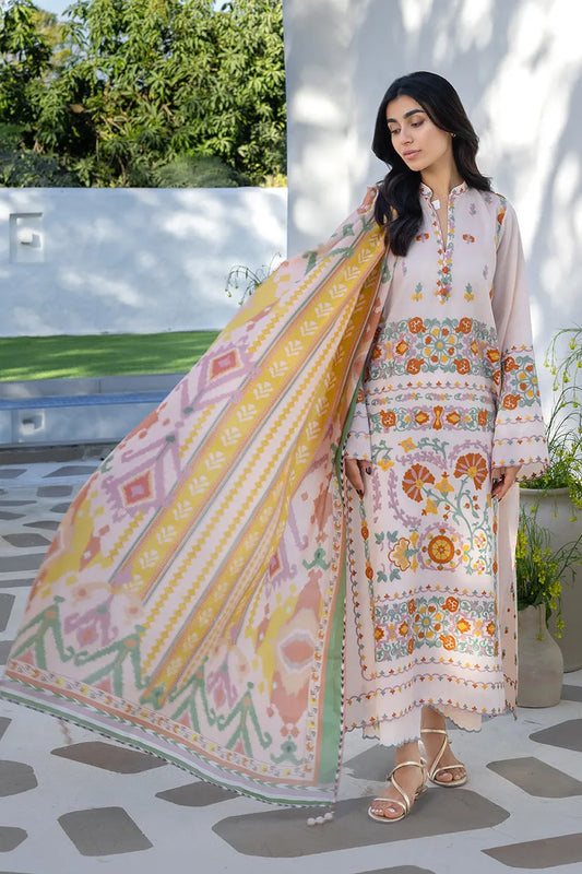 Sania Maskatiya Unstitched Lawn '26 - Mayil (B)