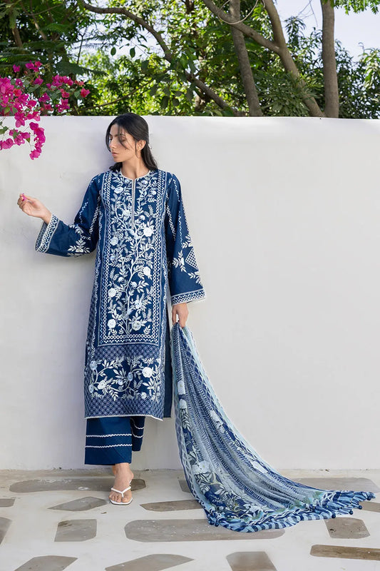 Sania Maskatiya Unstitched Lawn '26 - Mina (A)