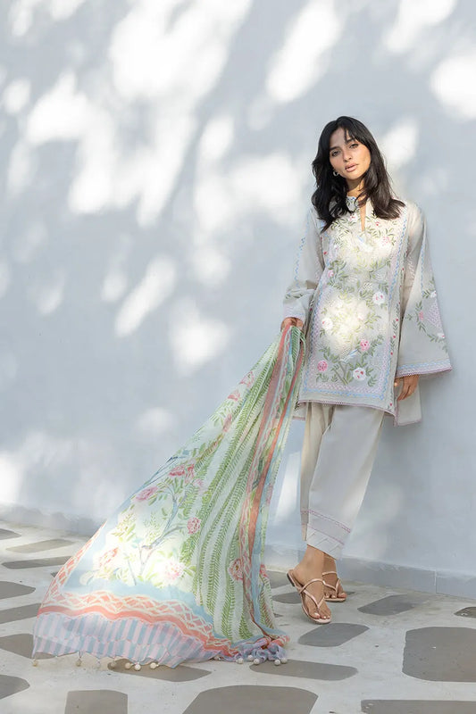 Sania Maskatiya Unstitched Lawn '26 - Mina (B)