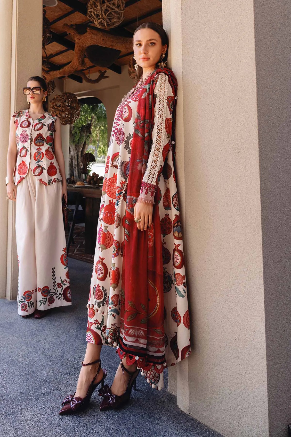 Maria.B M Prints '26 - 3 Piece Unstitched Embroidered Lawn Suit | MPT-2903-A
