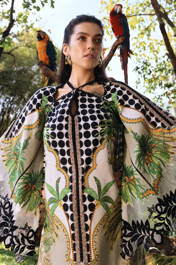 Maria.B M Prints '26 - 3 Piece Unstitched Embroidered Lawn Suit | MPT-2905-A