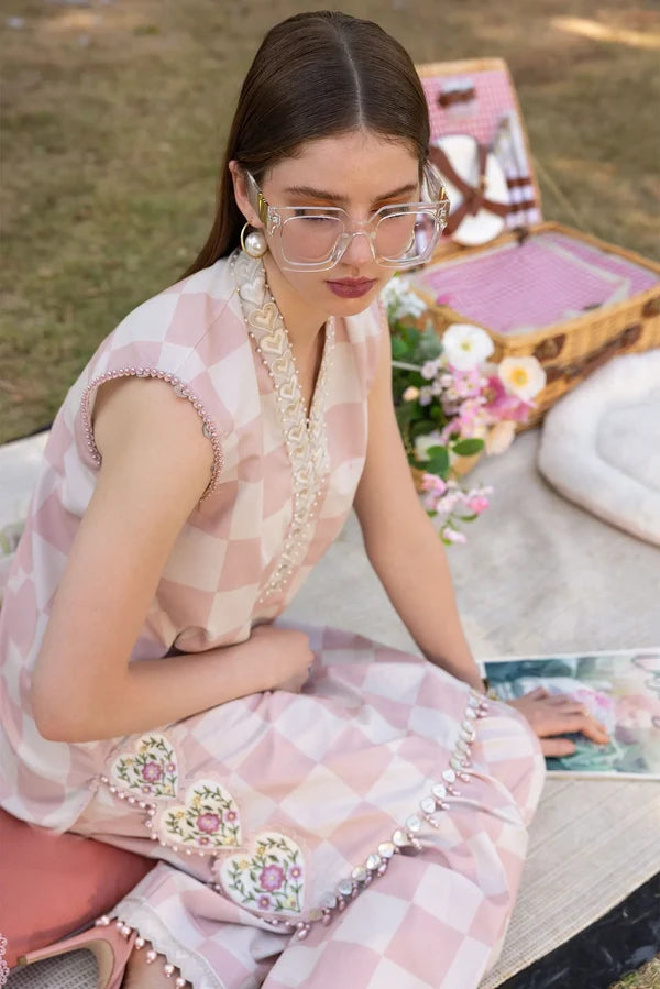 Maria.B M Prints '26 - 3 Piece Unstitched Embroidered Lawn Suit | MPT-2906-A
