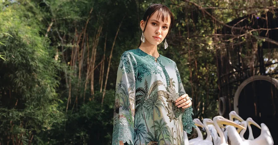 Maria.B M Prints '26 - 3 Piece Unstitched Embroidered Lawn Suit | MPT-2907-A