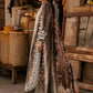 Maria.B M Prints '26 - 3 Piece Unstitched Embroidered Linen Suit | MPT-3105-B