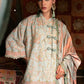 Maria.B M Prints '26 - 3 Piece Unstitched Embroidered Irish Linen Suit | MPT-3108-B