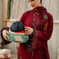 Maria.B M Prints '26 - 3 Piece Unstitched Embroidered Dobby Linen Suit | MPT-3110-A