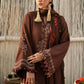 Maria.B M Prints '26 - 3 Piece Unstitched Embroidered Dobby Linen Suit | MPT-3110-B
