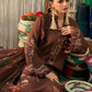 Maria.B M Prints '26 - 3 Piece Unstitched Embroidered Dobby Linen Suit | MPT-3110-B