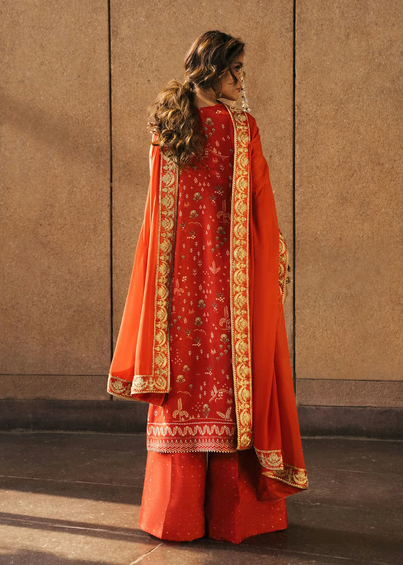 Crimson Eid Prints '26 - Patakha - Scarlet