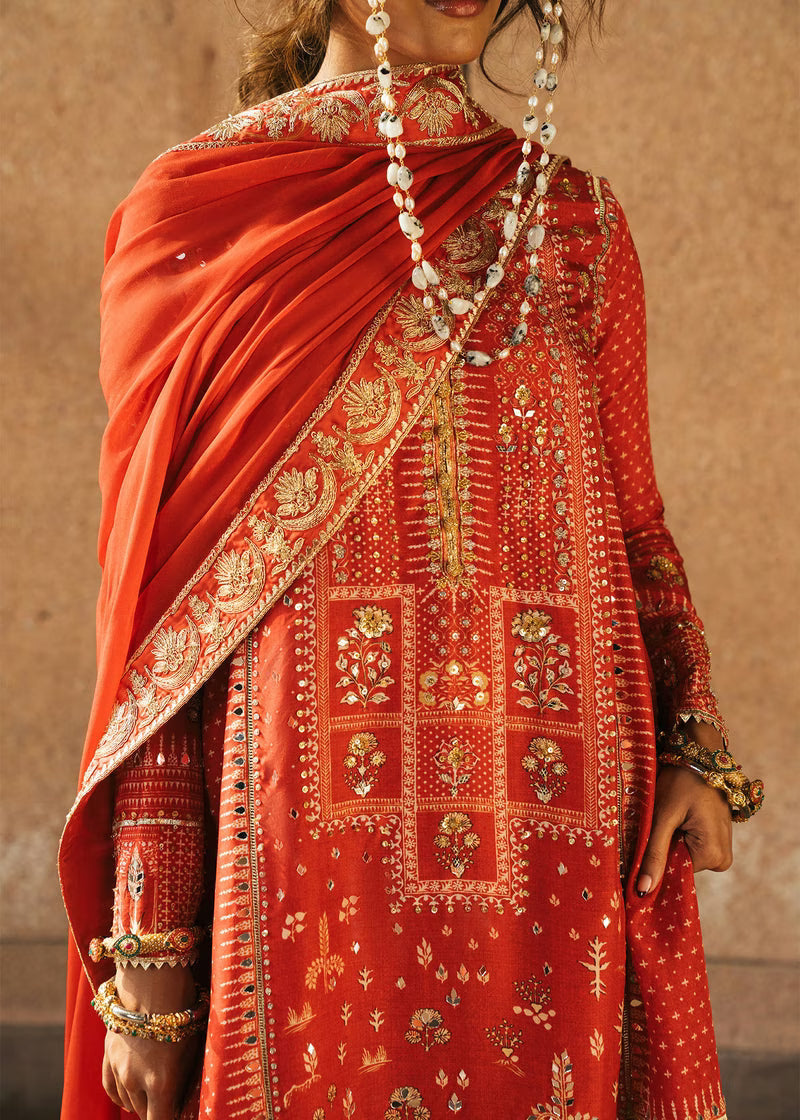 Crimson Eid Prints '26 - Patakha - Scarlet