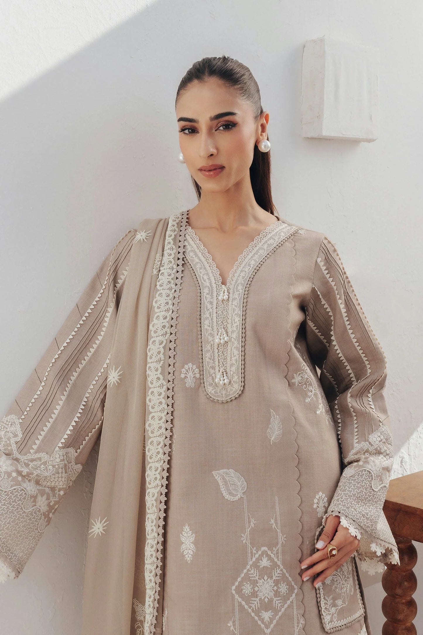 Qalamkar Basic Pret '26 - QBP-08 Elke