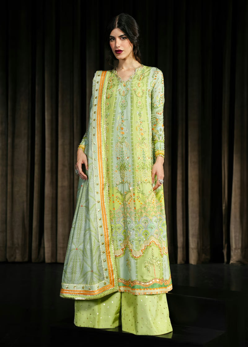 Crimson Eid Prints '26 - Rangralli - Lime
