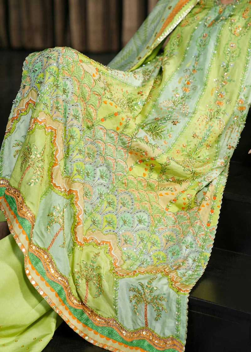Crimson Eid Prints '26 - Rangralli - Lime