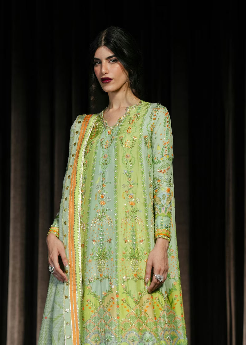 Crimson Eid Prints '26 - Rangralli - Lime