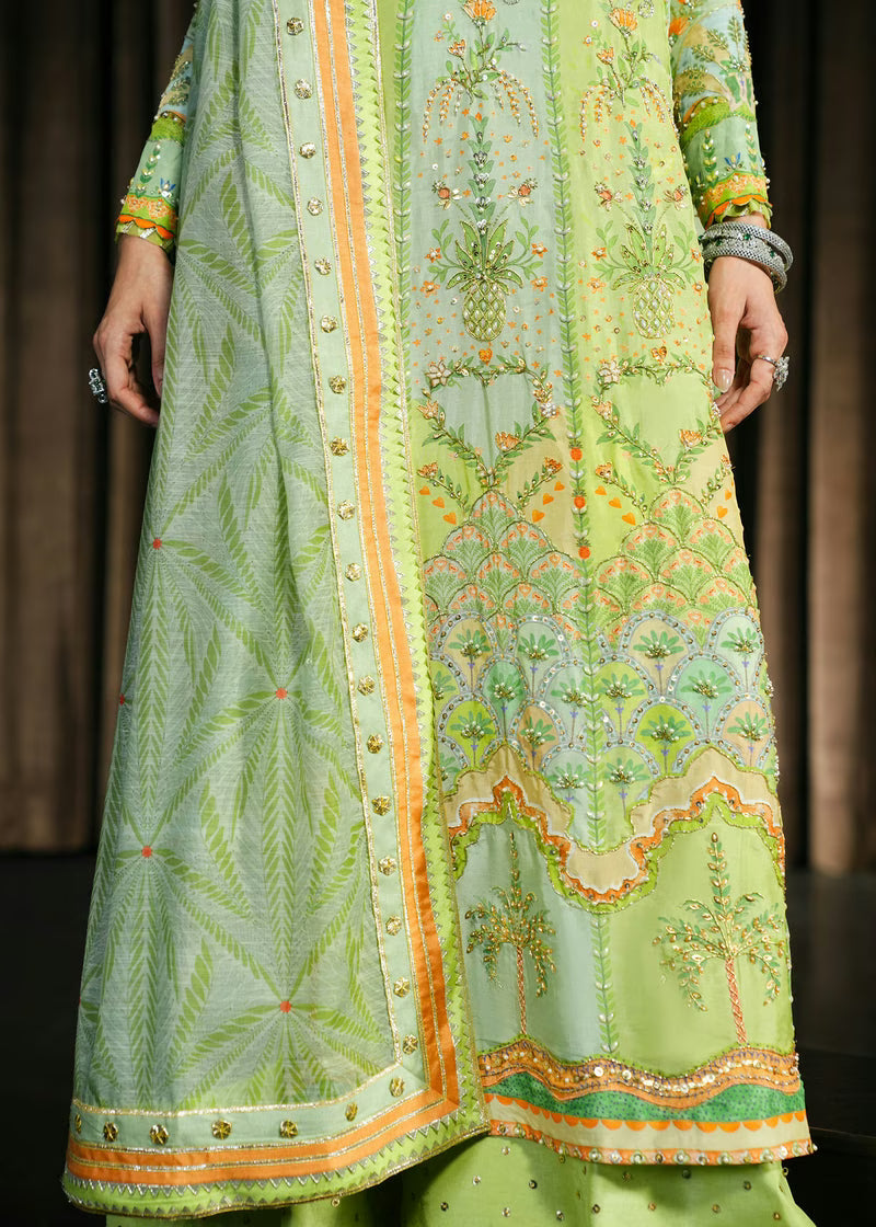 Crimson Eid Prints '26 - Rangralli - Lime