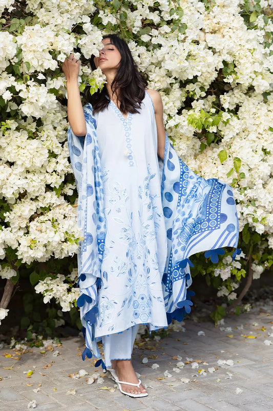 Sania Maskatiya Unstitched Lawn '26 - Reva (B)