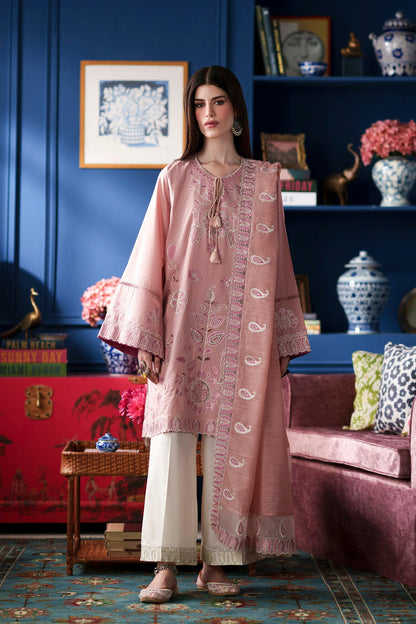 Ethnc Rozana '26 - Embroidered Suit | E4357/103/426