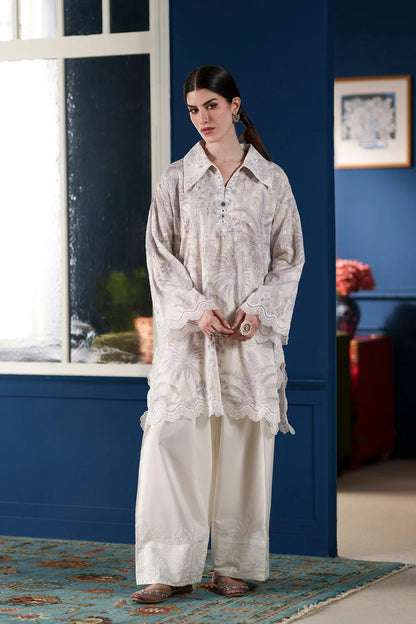 Ethnc Rozana '26 - Embroidered Suit | E4455/103/002