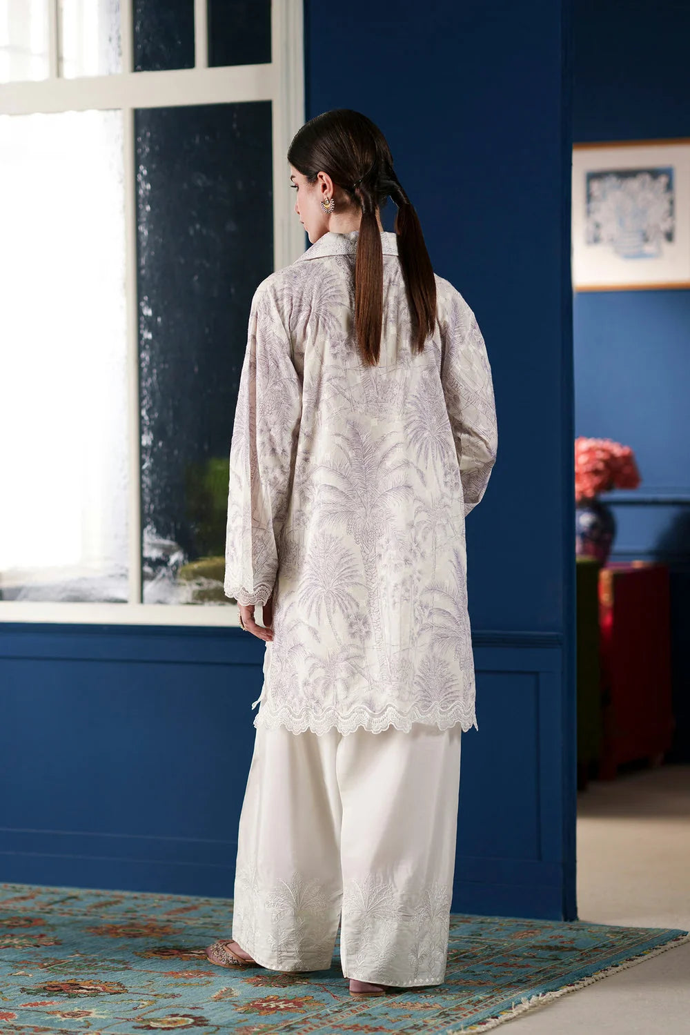 Ethnc Rozana '26 - Embroidered Suit | E4455/103/002