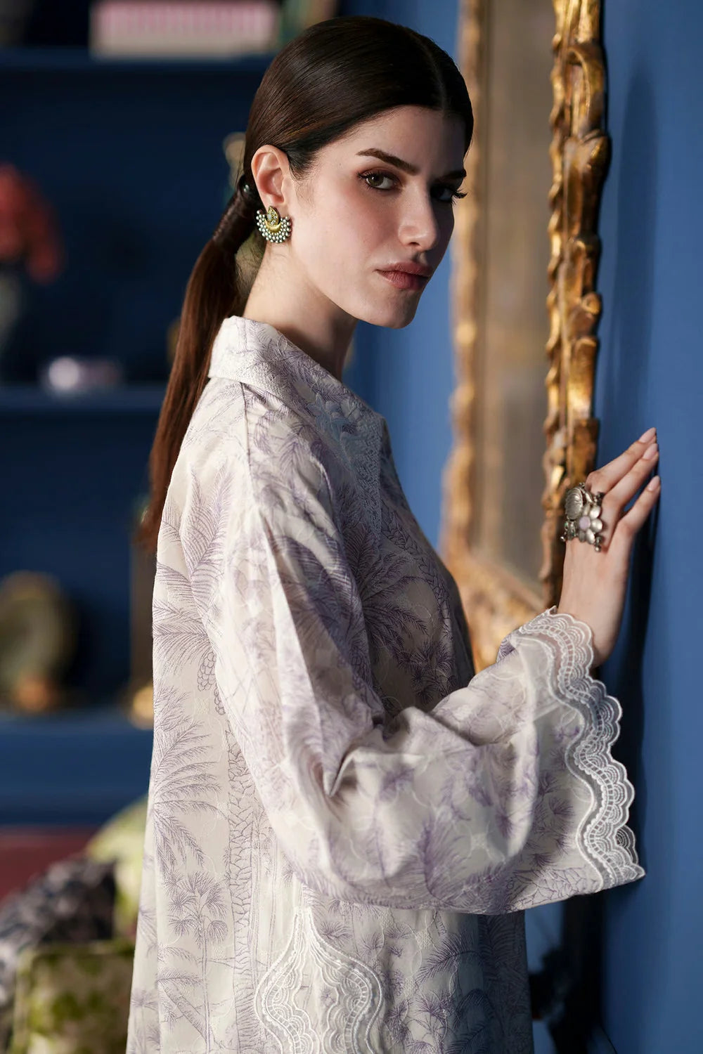 Ethnc Rozana '26 - Embroidered Suit | E4455/103/002