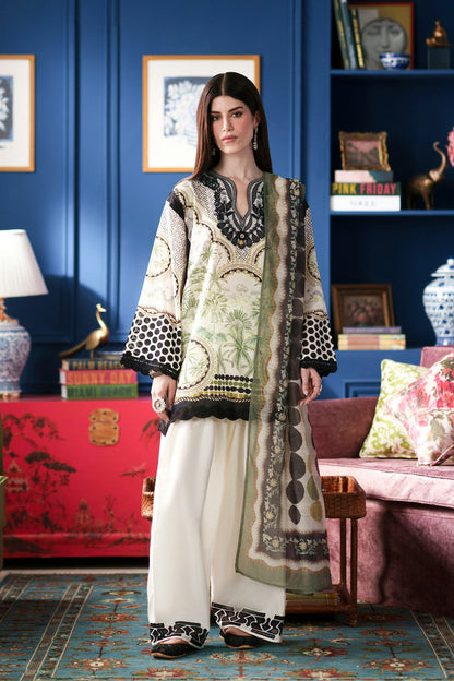 Ethnc Rozana '26 - Embroidered Suit | E4485/103/002
