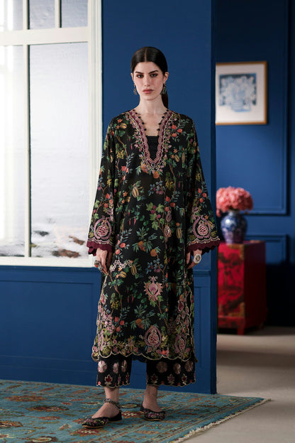 Ethnc Rozana '26 - Embroidered Suit | E4522/103/902