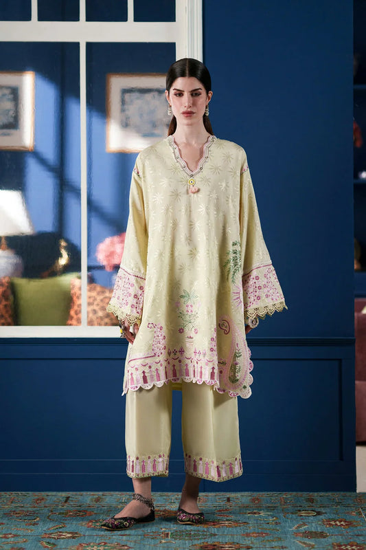 Ethnc Rozana '26 - Embroidered Suit | E4629/103/115