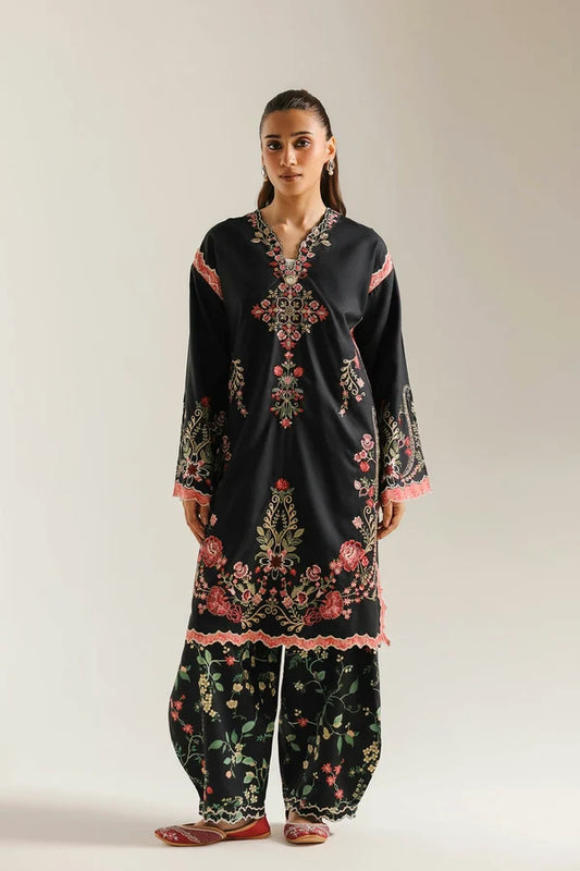 Ethnc Rozana '26 - Embroidered Suit | E4763/103/901