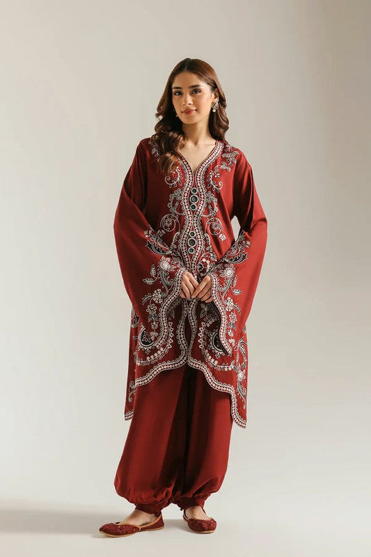 Ethnc Rozana '26 - Embroidered Suit | E4767-103-403