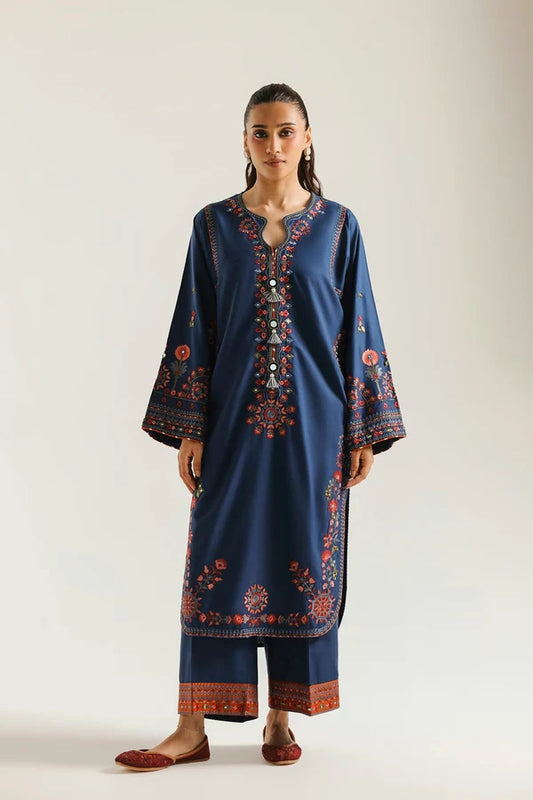 Ethnc Rozana '26 - Embroidered Suit | E4768/103/618