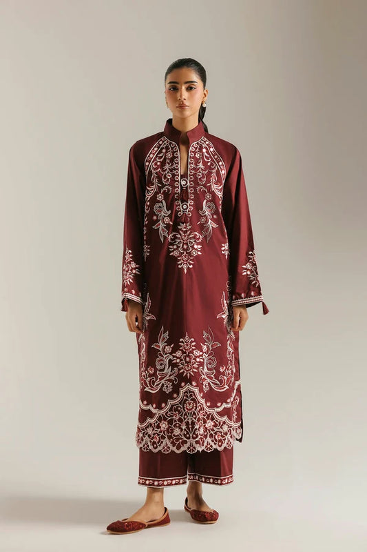 Ethnc Rozana '26 - Embroidered Suit | E4781-103-303